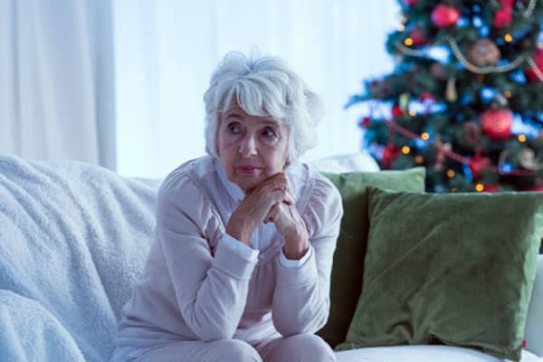 Learn how to recognize and help with senior depression during the holidays.